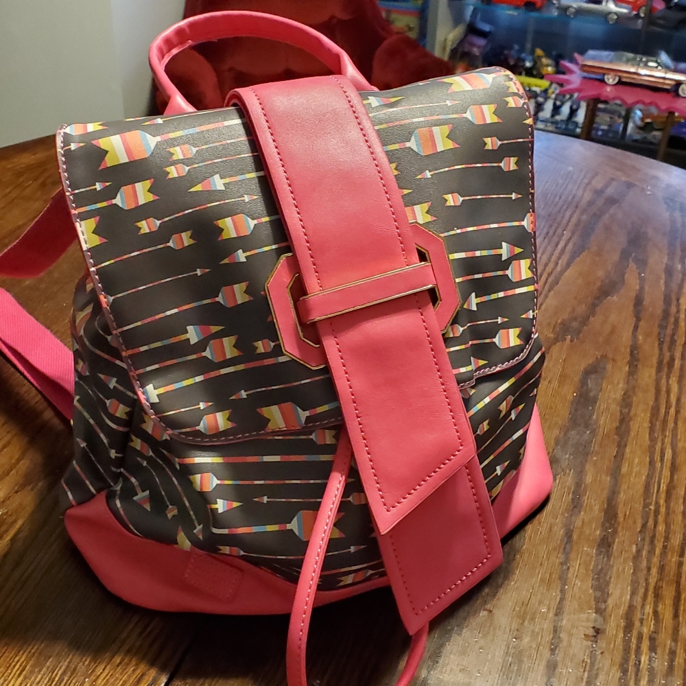 Ambry leather backpack bag